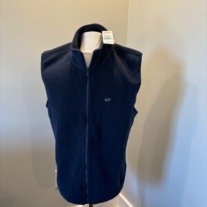 Brand new with Tags, Boys Vineyard Vine Blue Fleece Vest.